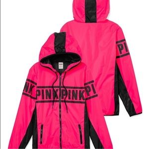 VICTORIAS SECRET PINK LIMITED EDITION ANORAK HOODIE JACKET